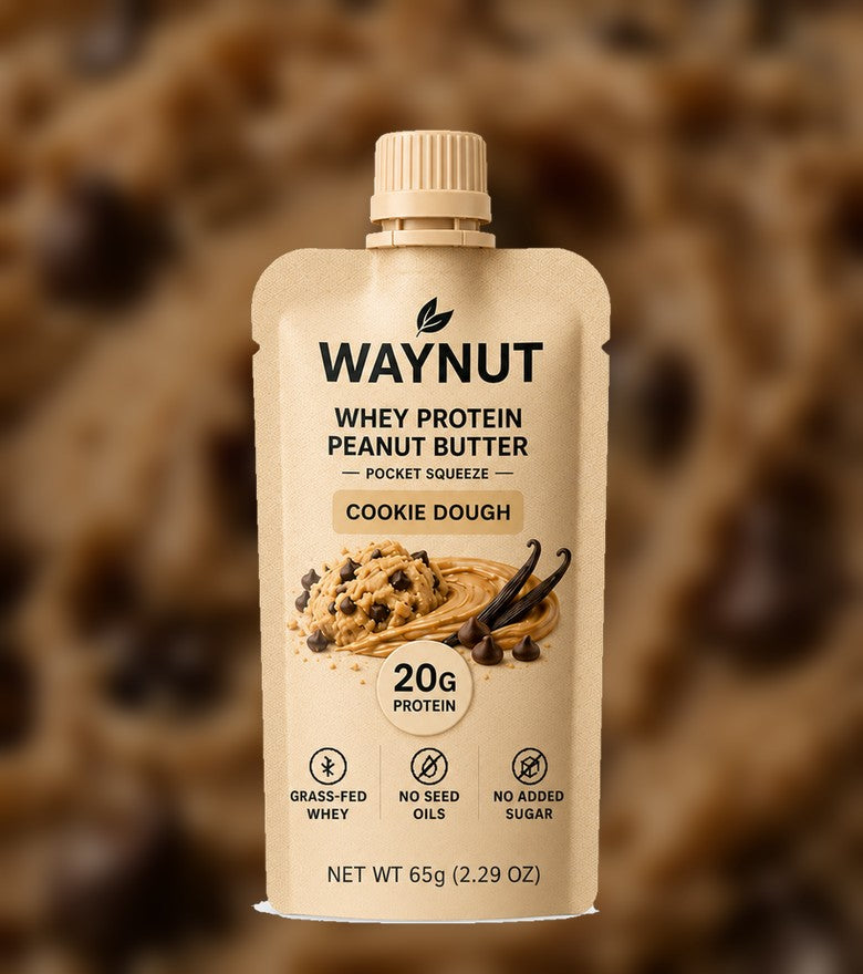 Cookie Dough pouch with dough bites and chocolate chips